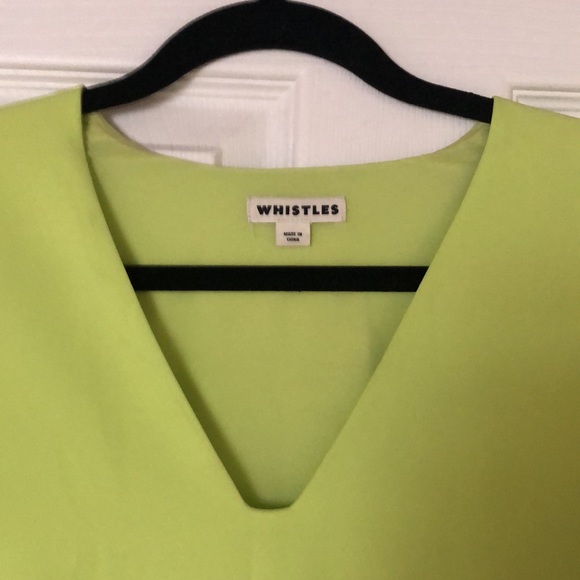 Neon Green Short Sleeve Dress - Picture 3 of 6